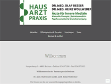 Tablet Screenshot of hap-bochum.com